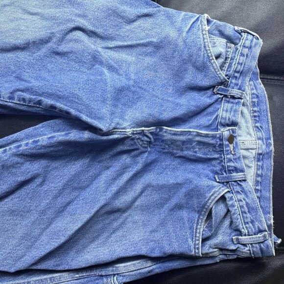 Dickies Men’s Carpenter Jeans Blue Denim Work Pants Relaxed Fit Size 33x32 - Picture 9 of 11